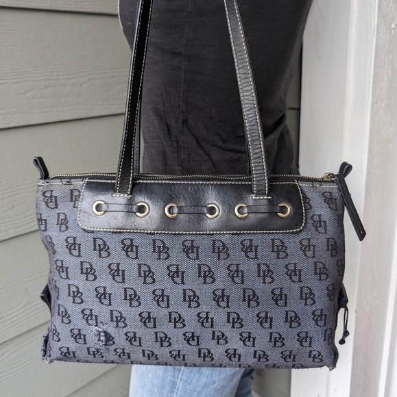 Dooney & Bourke Monogram Tassel Tote - Picture 11 of 16